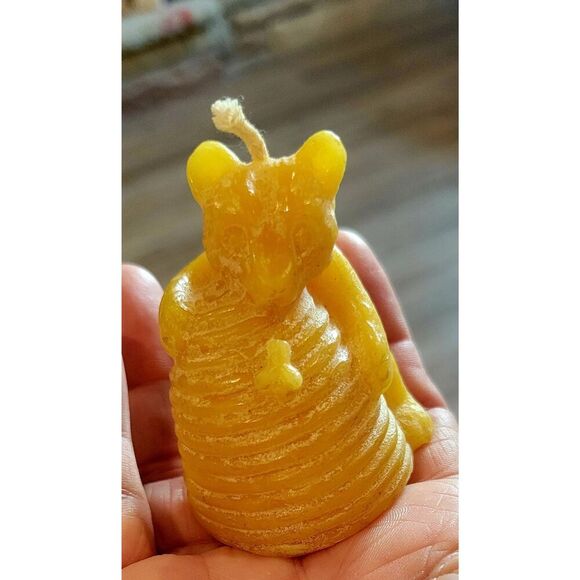 Primitive Americana wax homedecor figurine lot heart bunny Pooh sunflower bundle - Picture 9 of 11